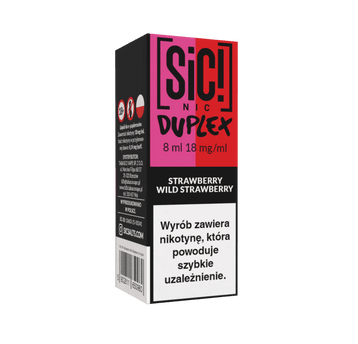 Liquid SIC! NIC 8ml - Strawberry Wild Strawbe 18mg