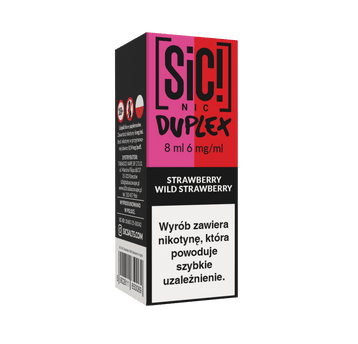 Liquid SIC! NIC 8ml - Strawberry Wild Strawbe 6mg