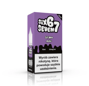 Liquid Six Seven 67 20mg 10ml Grape Adic
