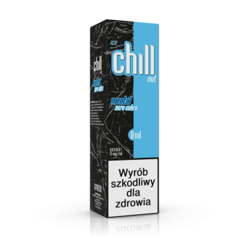 Longfill CHILL OUT 8/10ML - MENTOL ZERO CUKRU