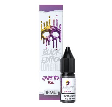 LONGFILL DARK LINE BLACK - GRAPE TEA ICE 9ML