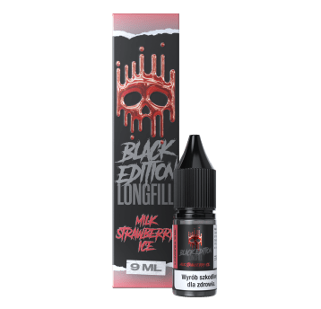 LONGFILL DARK LINE BLACK - MILK STRAWBER ICE 9ML