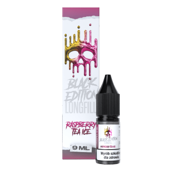 LONGFILL DARK LINE BLACK - RASPBERRY TEA ICE 9ML