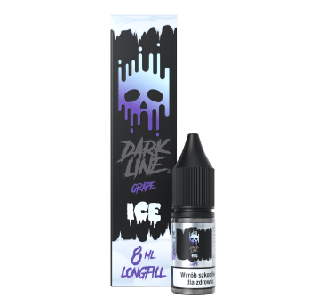 Longfill DARK LINE ICE - GRAPE 8ML