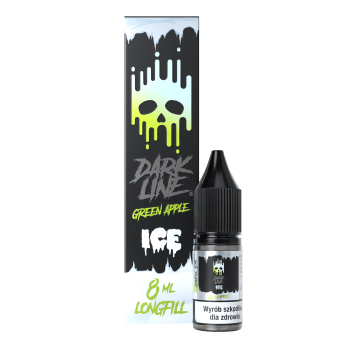 Longfill DARK LINE ICE - GREEN APPLE 8ML