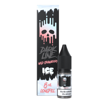 Longfill DARK LINE ICE - WILD STRAWBERRY 8ML