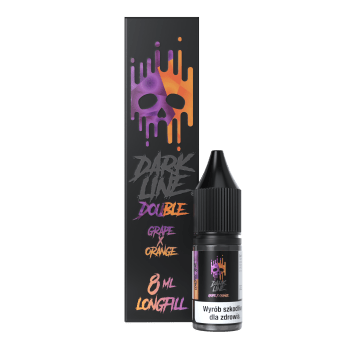 Longfill DOUBLE DARK LINE - GRAPE ORANGE 8ML