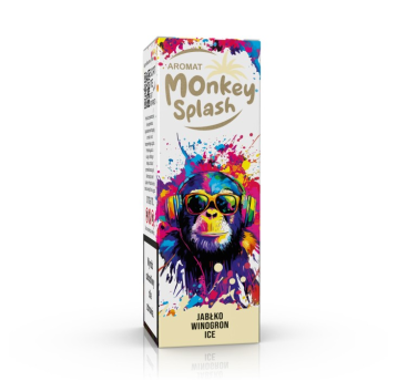 Monkey Splash Jabłko winogron ice Longfill 8/10ml
