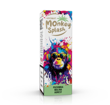Monkey Splash Poziomka malina agre Longfill 8/10ml
