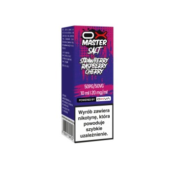 OX Master Salt 10ml - Strawberry Rasp. Cherry 20mg