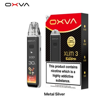 OXVA XLIM Pro 3 ULTRA Pod Kit metal silver