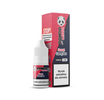 Panda Eats Double Longfill 9 ml Granat Czarny Bez