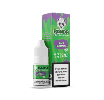 Panda Salt Liquid 10 ml 20 mg Aloes Winogrono ICE