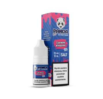 Panda Salt Liquid 10 ml 20 mg Czerwone Winogrono I