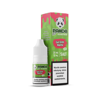 Panda Salt Liquid 10 ml 20 mg Earl Grey Malina ICE