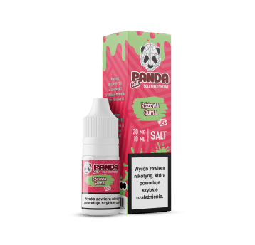 Panda Salt Liquid 10 ml 20 mg Różowa Guma ICE