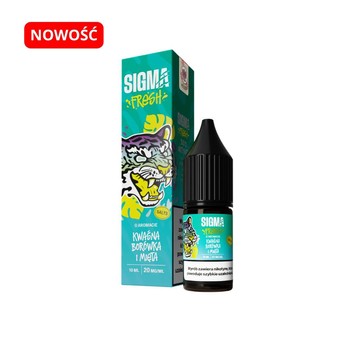 SIGMA FRESH Salts 10ml - Kwaśna Borówka i Mięta 20