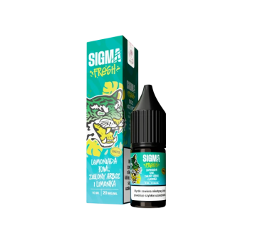 SIGMA FRESH Salts 10ml - Lemoniada Kiwi, Zielony a