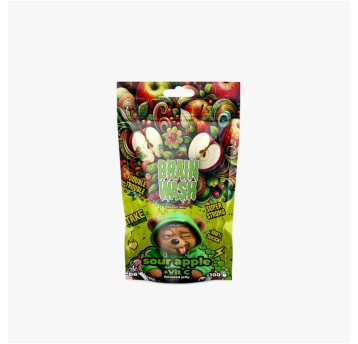 Żelki - BRAIN WASH - Sour Apple 100g - Z100